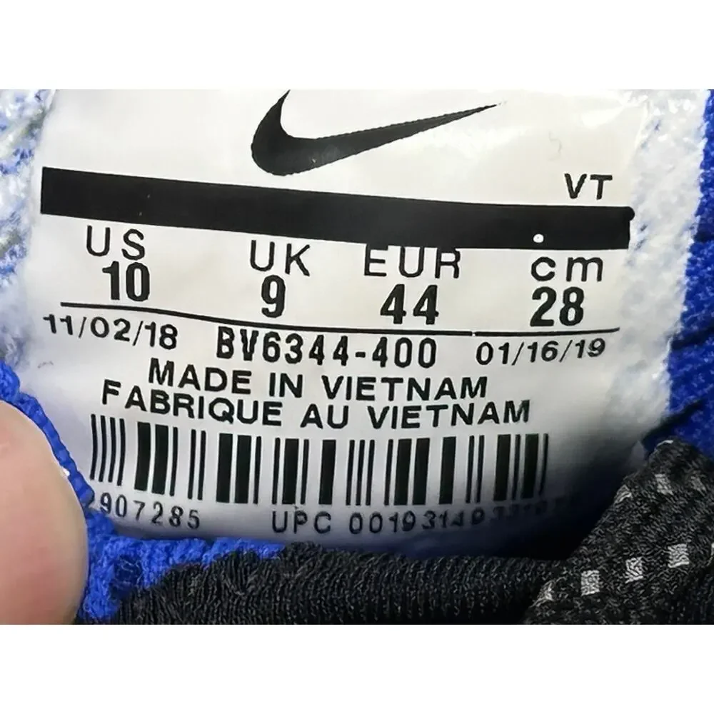 Nike ACG React Terra Gobe BV6344-400 Athletic Sneaker Mens 10 Blue Ripstop Sport